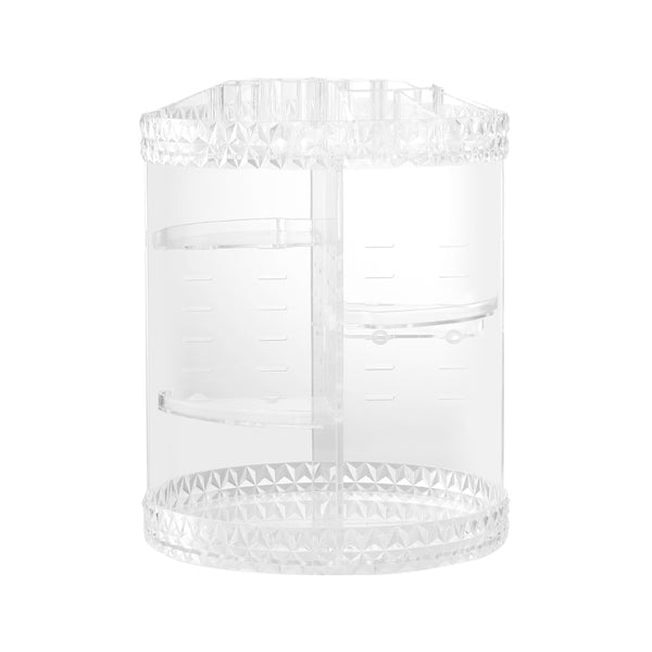 Embellir Makeup Case Acrylic Rotating Cosmetic Organizer Storage Display Holder