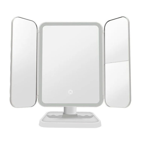 Trifold LED Makeup Mirror Beauty Lights
