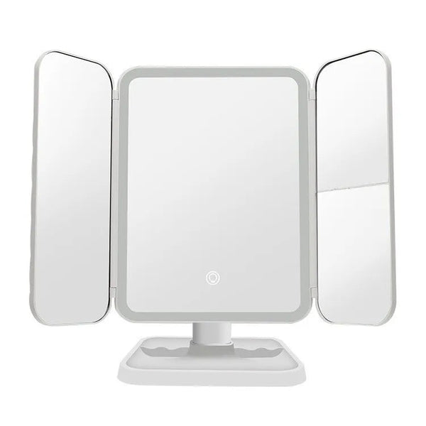 Trifold LED Makeup Mirror Beauty Lights