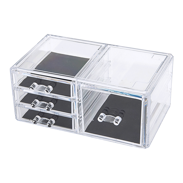 11 Drawers Clear Acrylic Tower Organiser Cosmetic jewellery Luxury Storage Cabinet