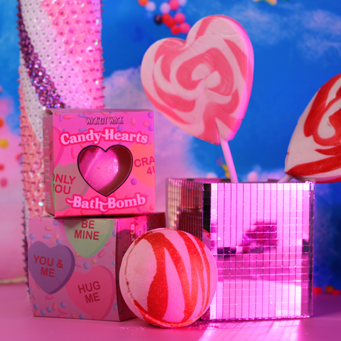 Candy Hearts Bath Bomb