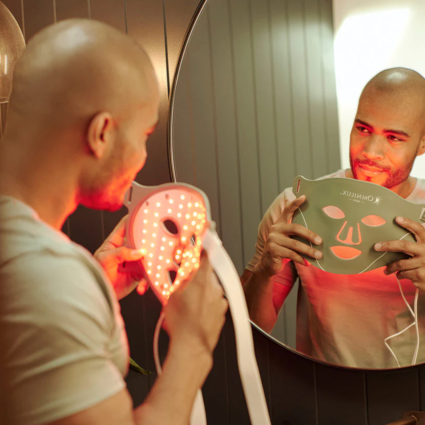 Omnilux Men LED Light Therapy Mask | Afterpay | Zippay | Laybuy | Humm ...